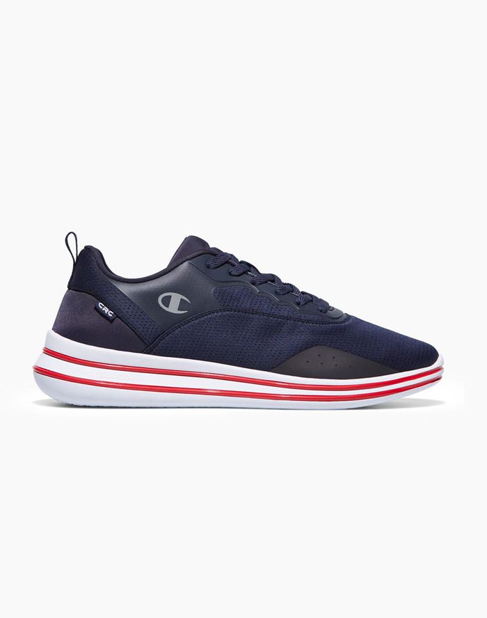 Champion Nyame Lace-Up Mesh Sneakers Heren - DonkerBlauw - Belgie 3507MWKPG